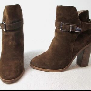 Steve Madden EGO Brown Suede Ankle Boots
